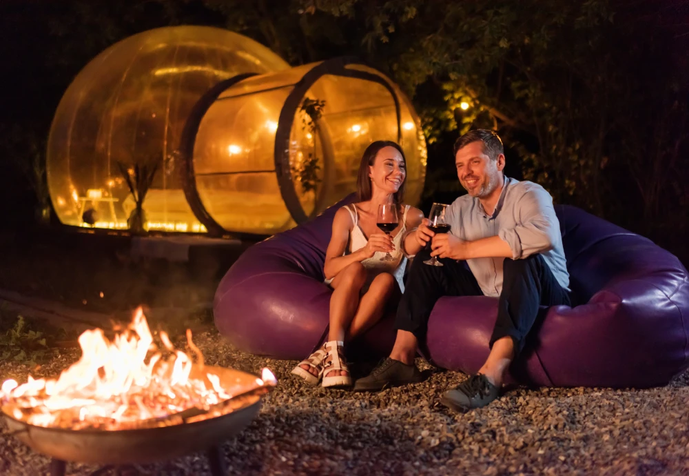 transparent crystal tents