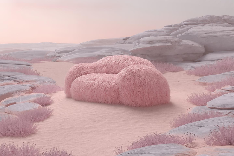 big plush couch